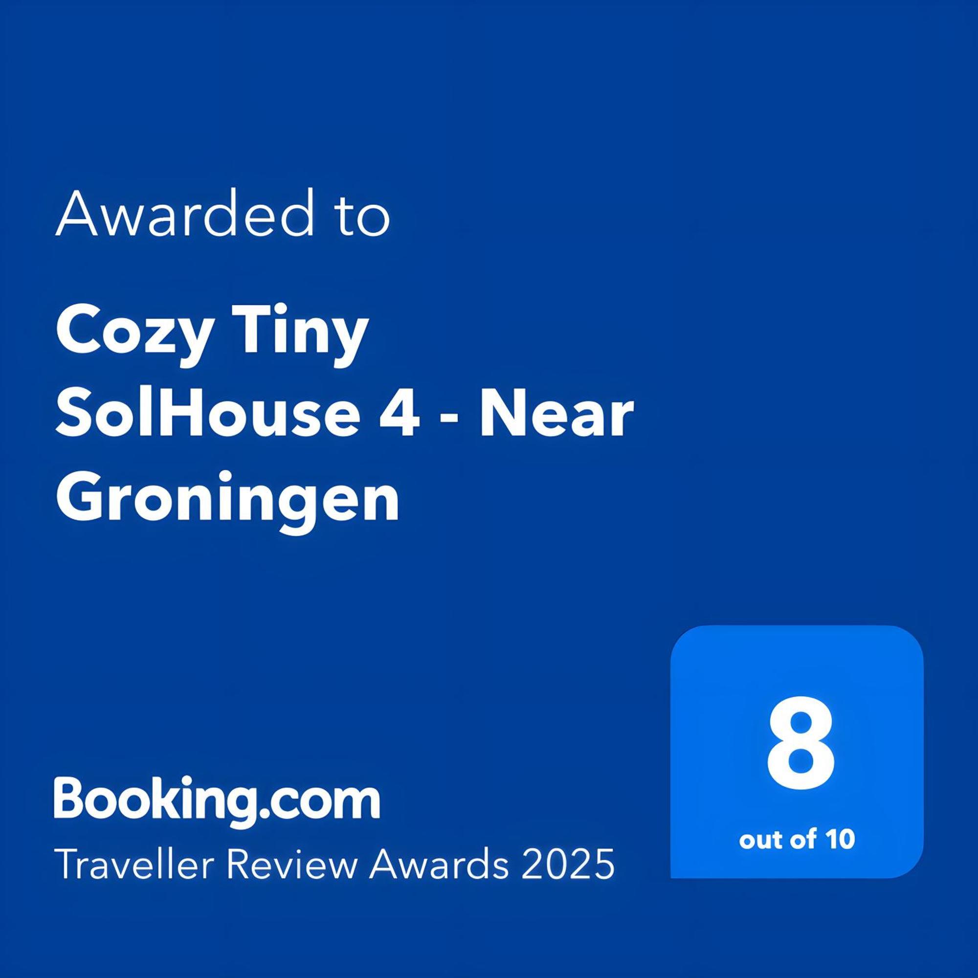 Cozy Tiny Solhouse 4 - Near Groningen Villa Kropswolde Exterior photo